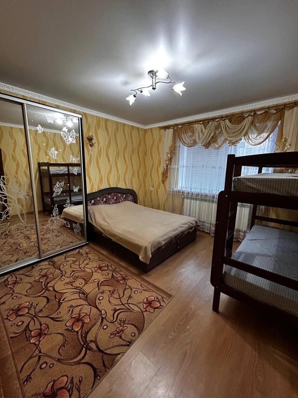 Bed, Photo of the whole room, Bedroom, bunk bed