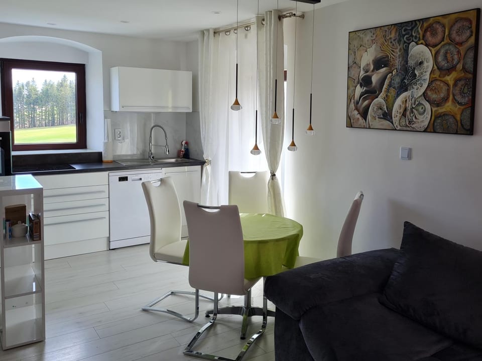 Kitchen or kitchenette, Seating area, Dining area