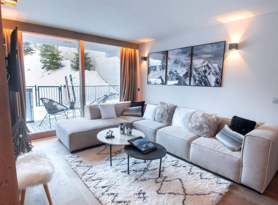 Luxueux appartement skis aux pieds, jacuzzi privatif Apartment in Saint-Bon-Tarentaise