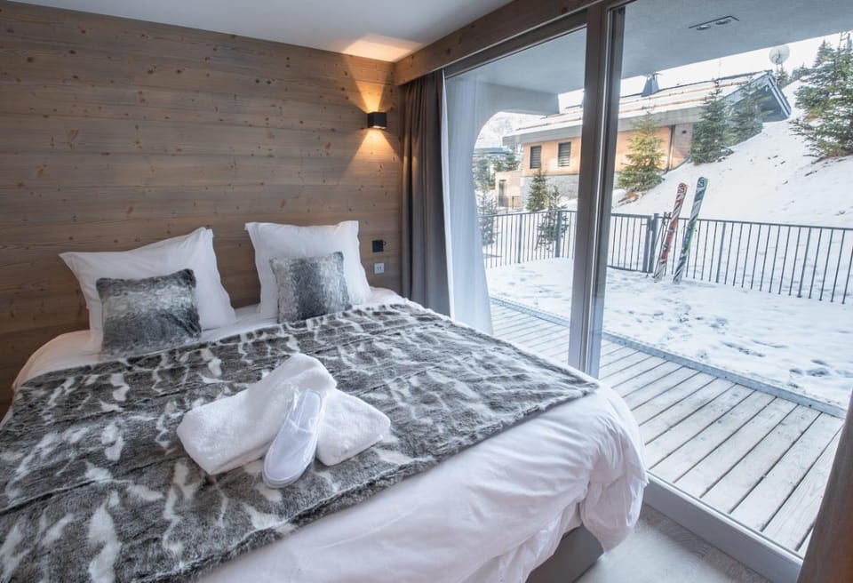 Luxueux appartement skis aux pieds, jacuzzi privatif Apartment in Saint-Bon-Tarentaise