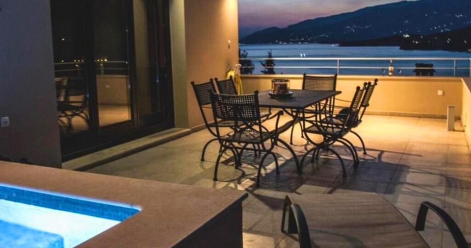 View (from property/room), Balcony/Terrace, Sunset