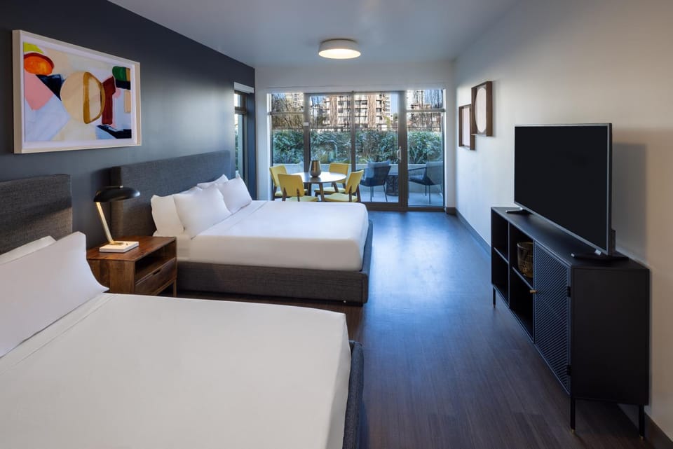 Bed, TV and multimedia