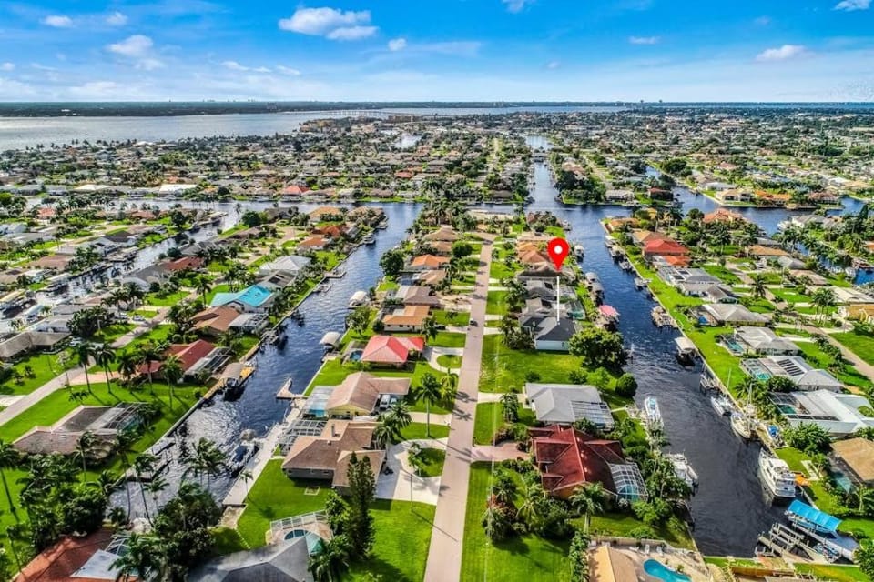 Venetian Blue House in Cape Coral