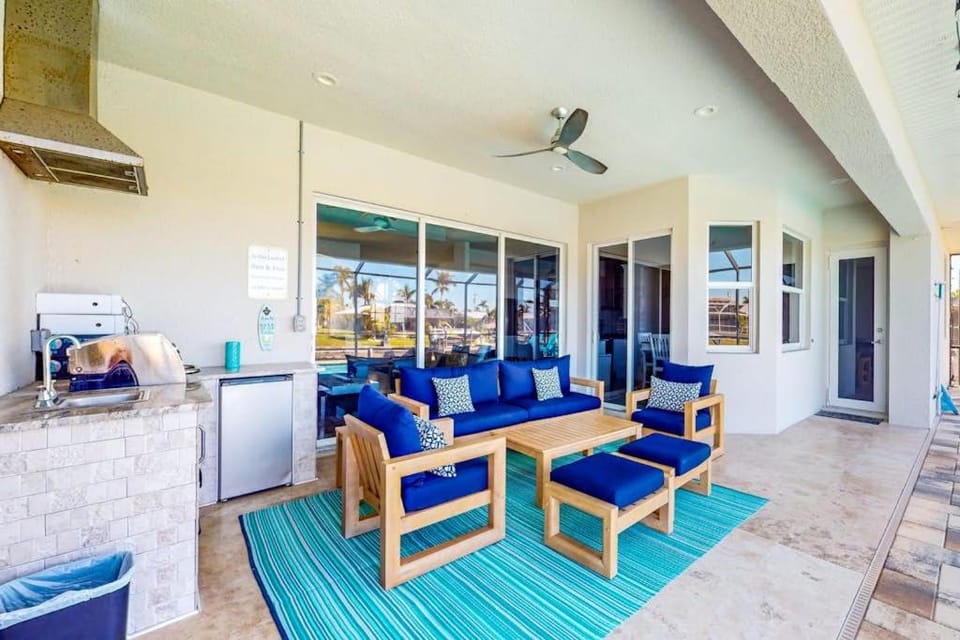 Venetian Blue House in Cape Coral