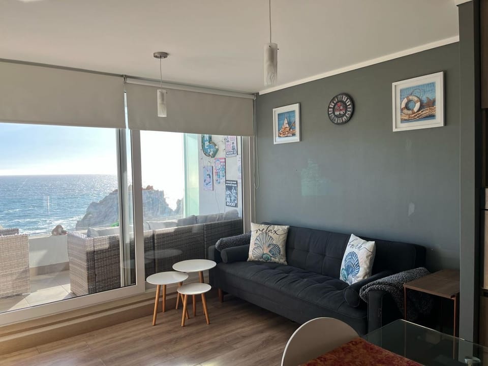 Resetéate frente al Mar!! Disfruta en primera línea de Cochoa-Reñaca Apartment in Vina del Mar