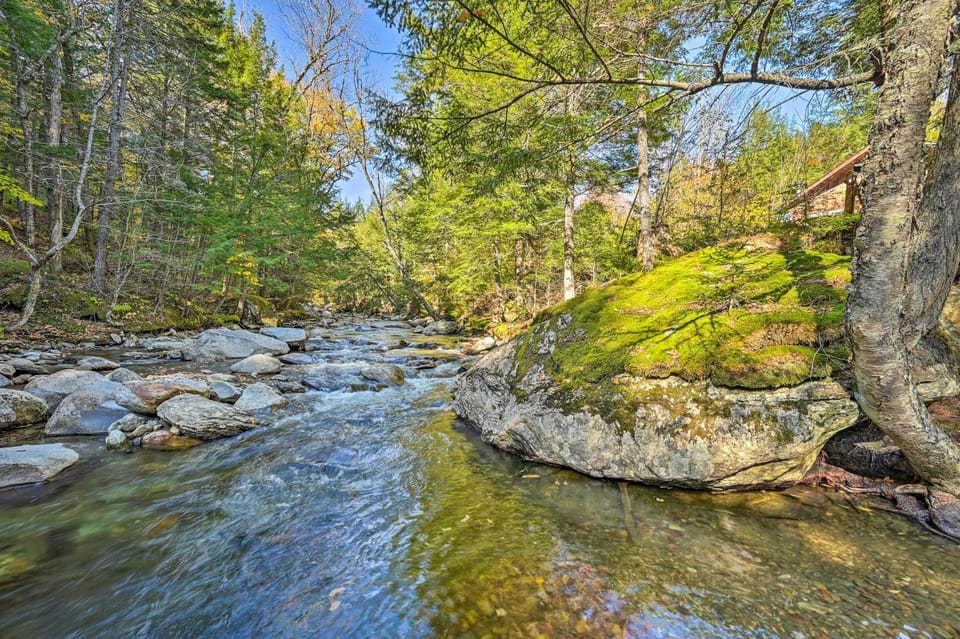 Remote Cabin w/ Fire Pit: 3 Miles to Stowe Mtn! Cabin in Morristown