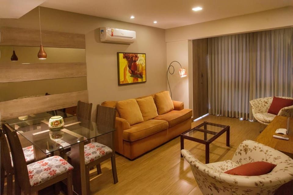 Living room, Dining area, air conditioner