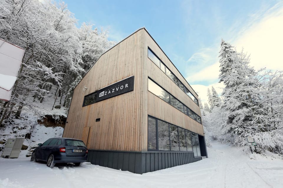 Property building, Facade/entrance, Property logo or sign, Property logo or sign, Winter