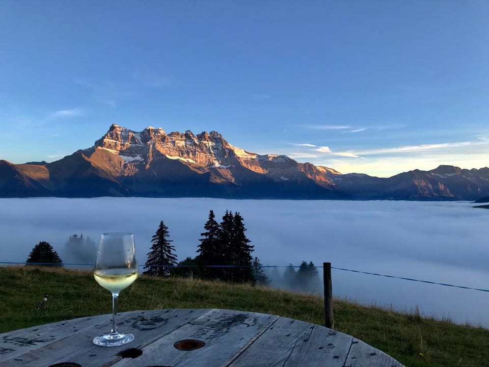 Natural landscape, Food and drinks, Mountain view