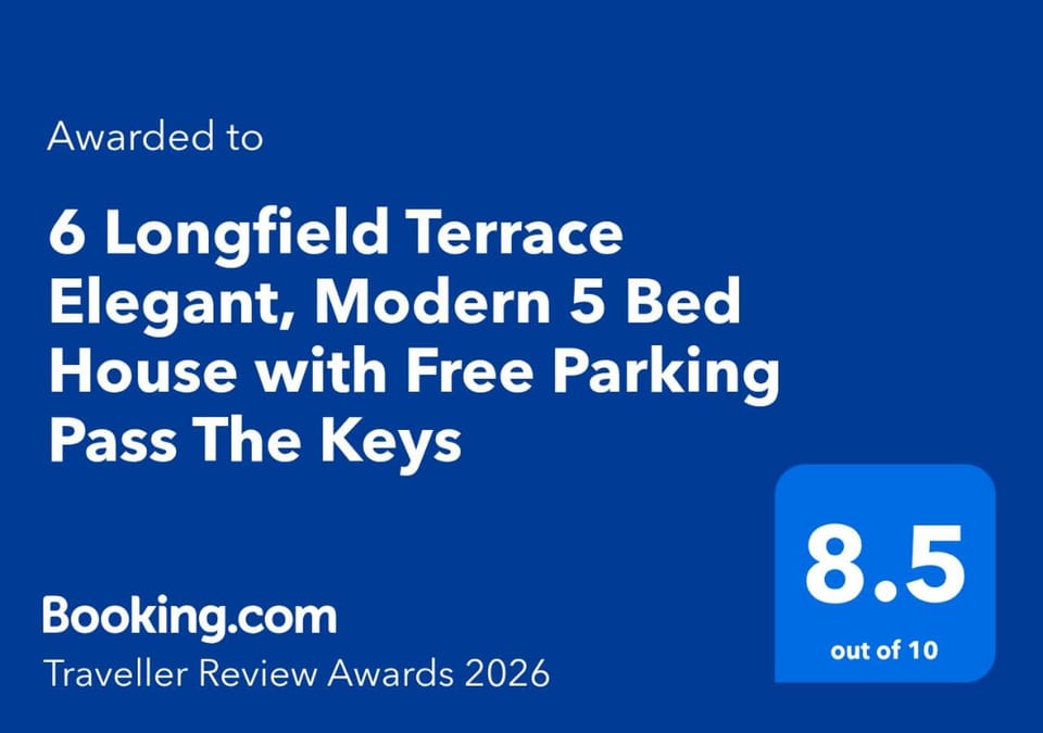 6 Longfield Terrace Elegant, Modern 5 Bed House with Free Parking Pass The Keys House in York