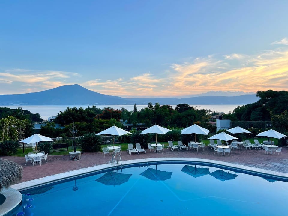 Natural landscape, Lake view, Swimming pool