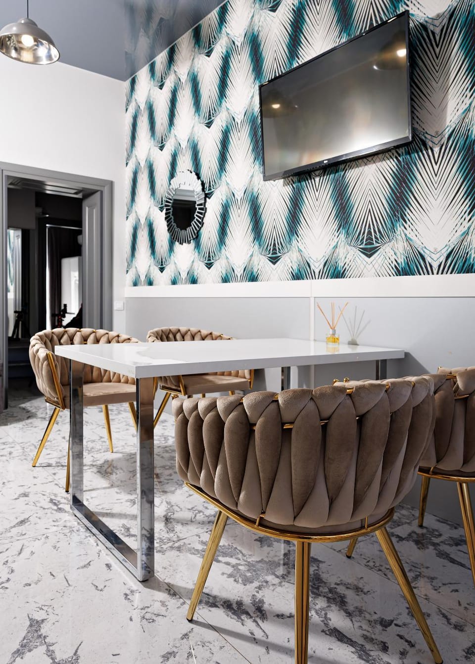 Living room, Seating area, Dining area
