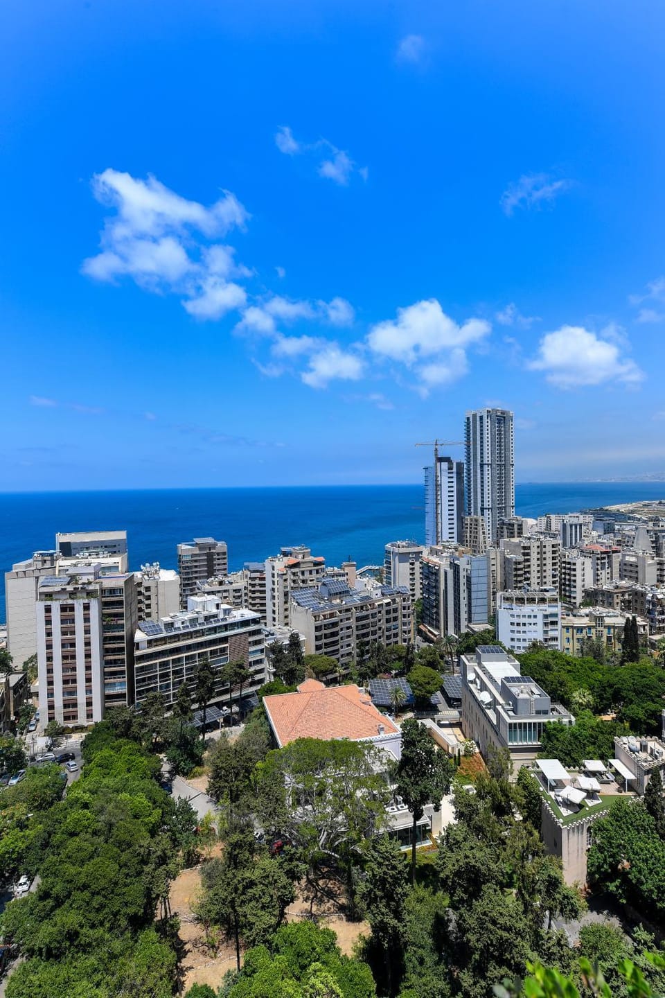 Nearby landmark, Day, Natural landscape, City view, Sea view