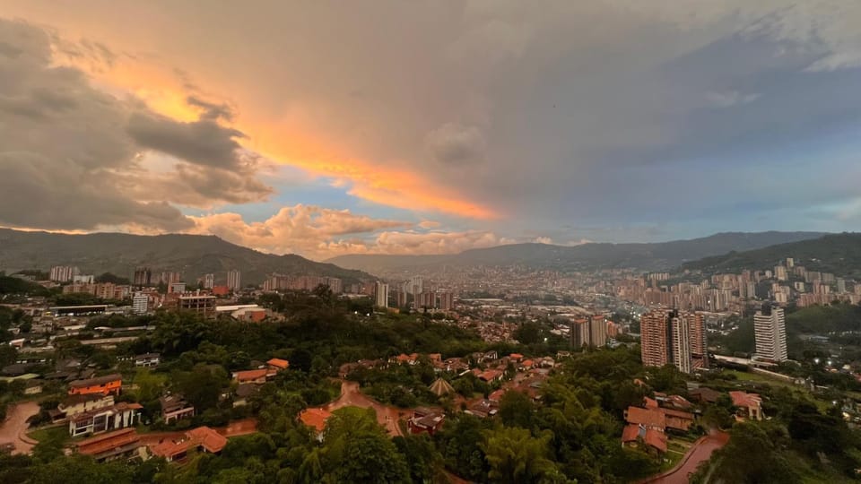 Day, Natural landscape, Bird's eye view, City view, Mountain view, Sunset