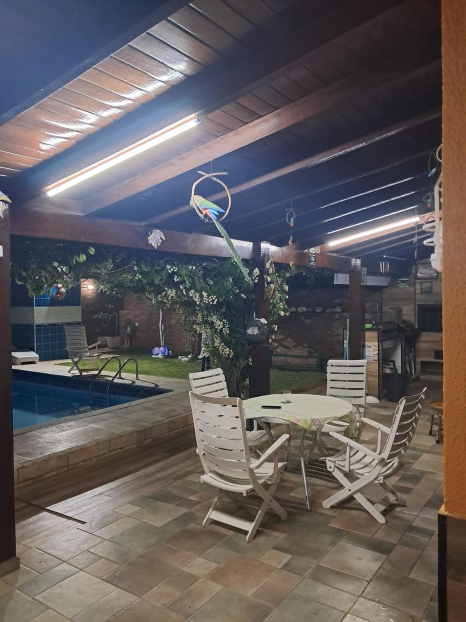 Patio, Pool view