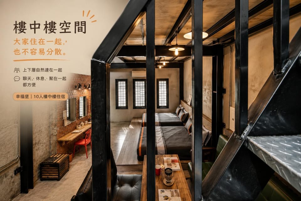 幸福堡 台南10人樓中樓住宿空間 Vacation rental in Kaohsiung