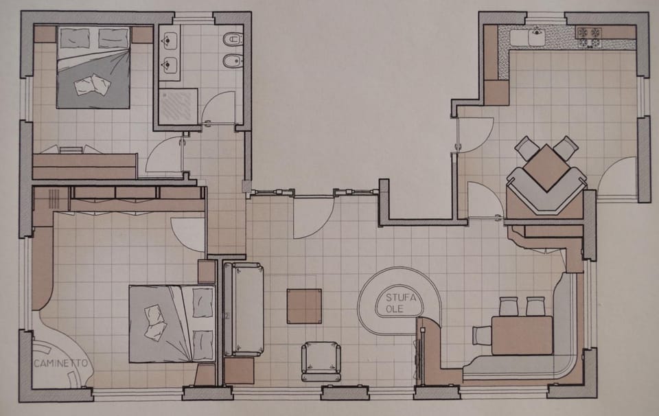 Chalet Mountain Plaza - Apt Garden Apartment in Pinzolo