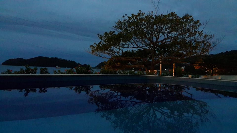Night, Natural landscape, Pool view, Swimming pool
