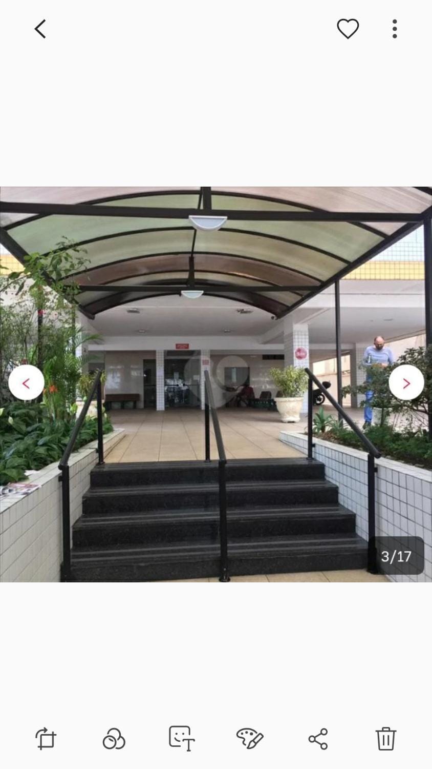 Apartamento mobiliado prédio frente ao mar Apartment in Santos