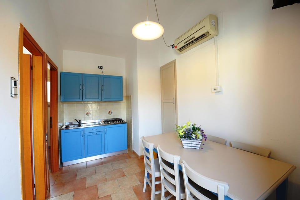 Dining area, air conditioner