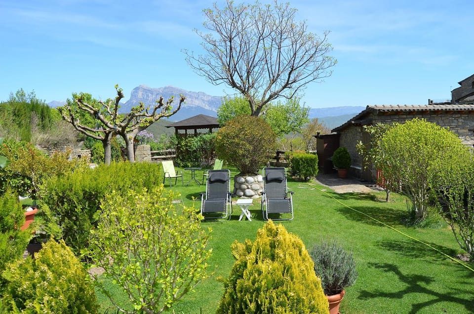 Spring, Garden, Mountain view