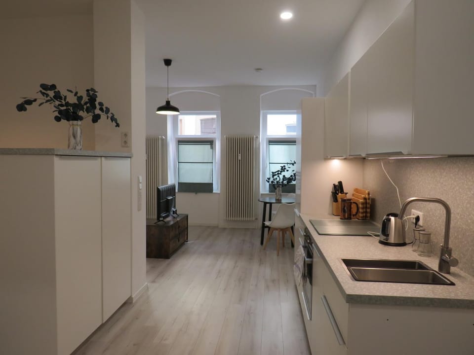 Kitchen or kitchenette, kitchen