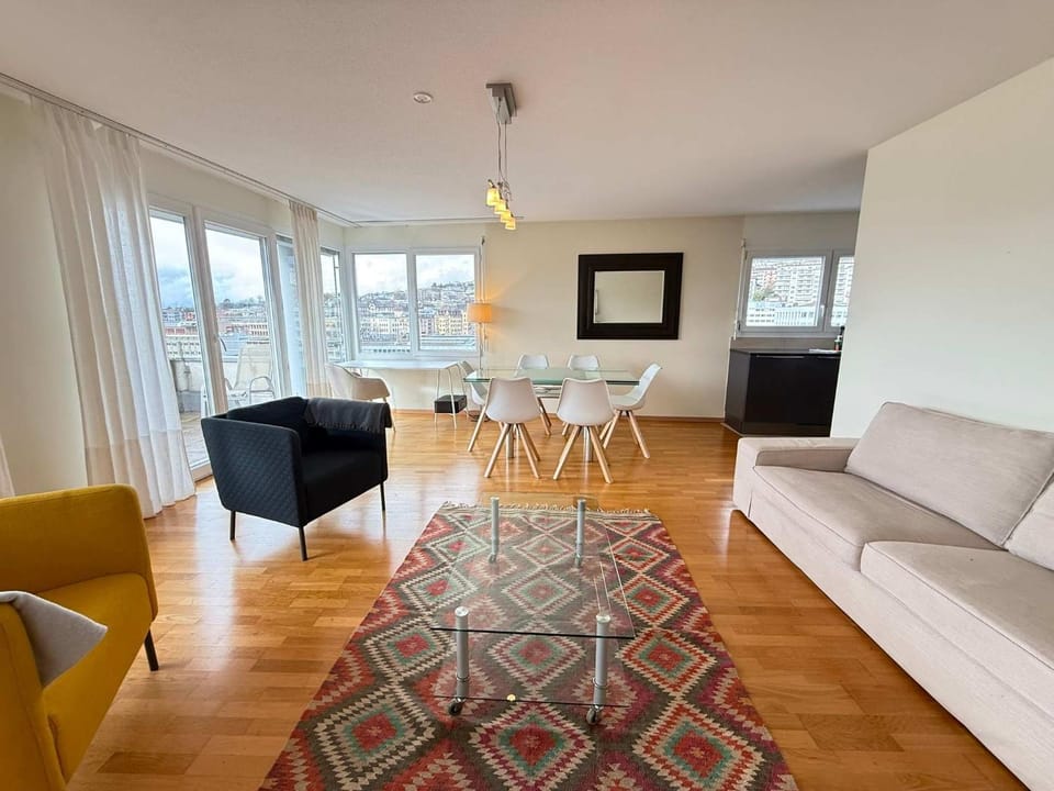 Good location, spacious, comfortable and bright!! Apartment in Lausanne