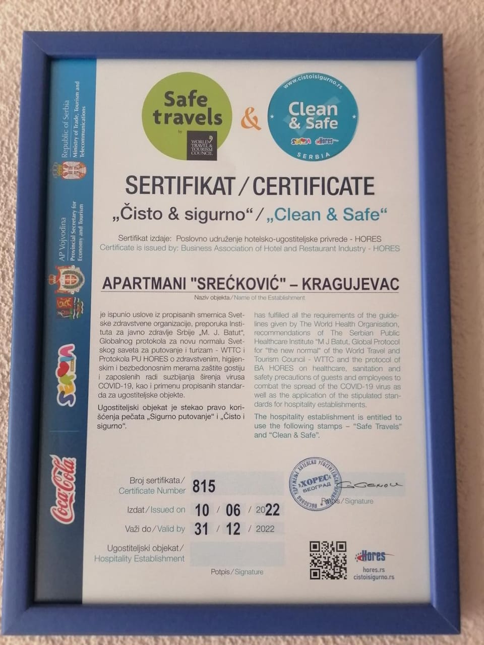 Sreckovic Apartmani 1 Apartment in Serbia