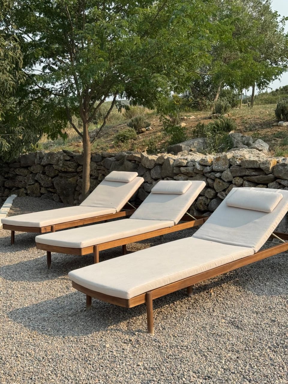 Swimming pool, sunbed