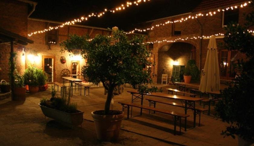 Patio, Night