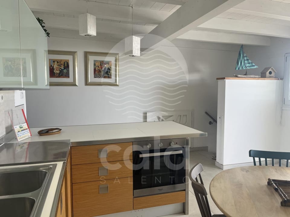 Kitchen or kitchenette, oven
