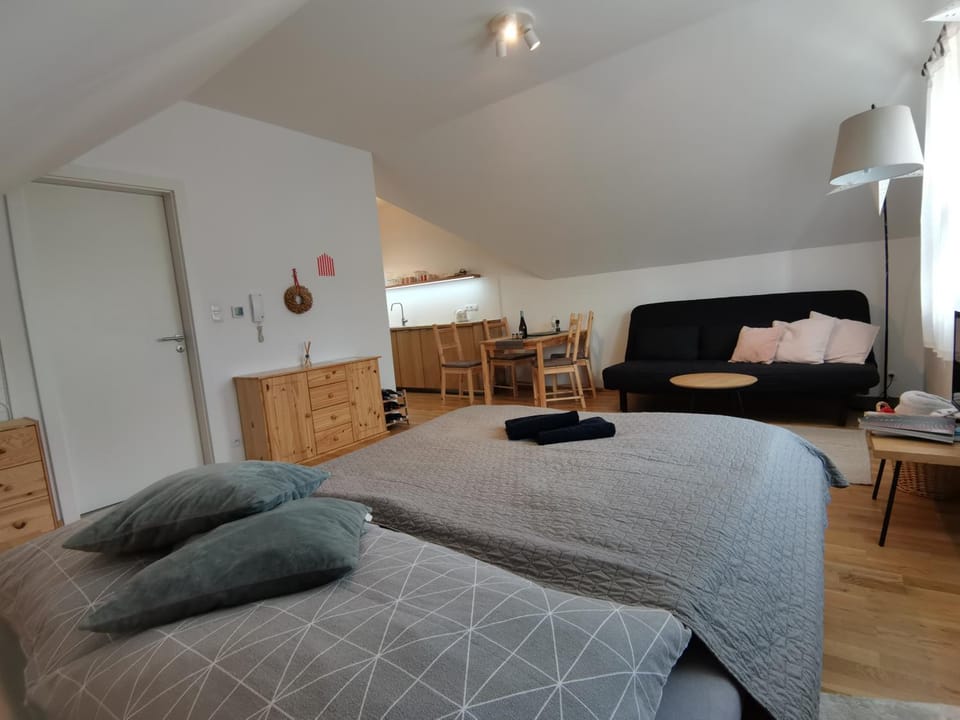 Living room, Seating area, Bedroom