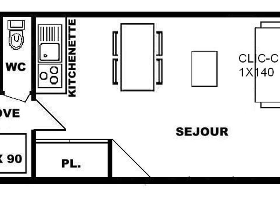 Studio Les Saisies 4 pers proche commerces, exposition sud Apartment in Haute-Savoie