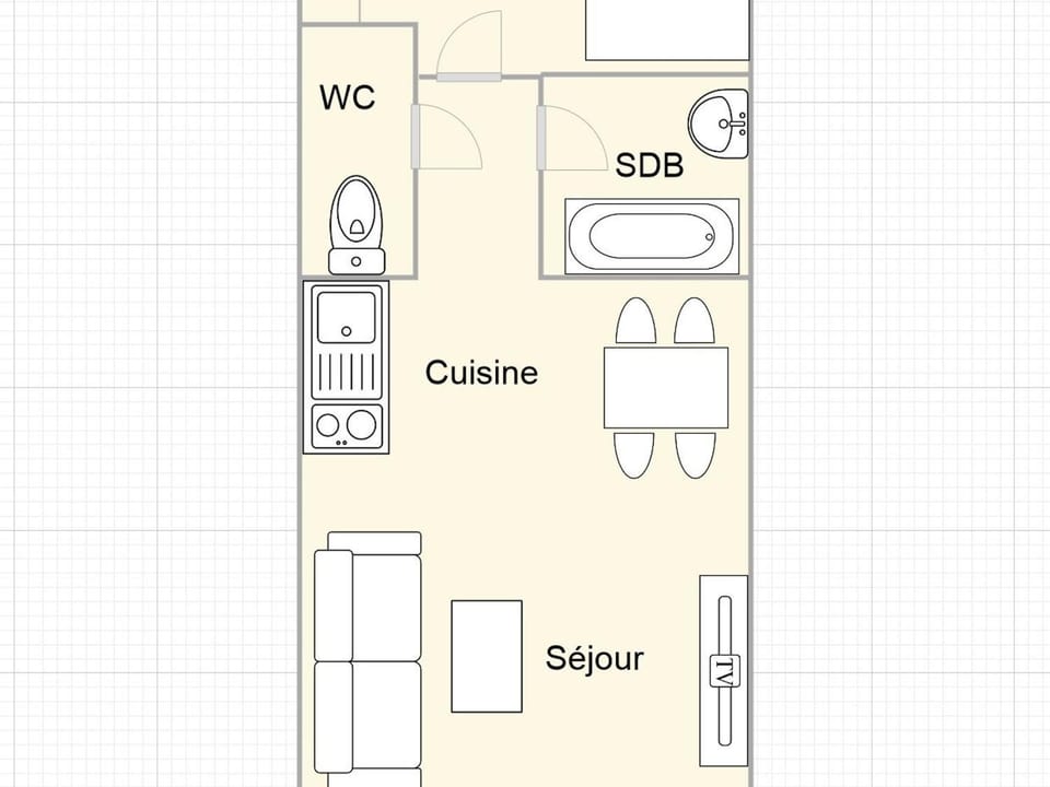 Studio confortable Les Saisies 4 personnes - FR-1-594-148 Apartment in Haute-Savoie