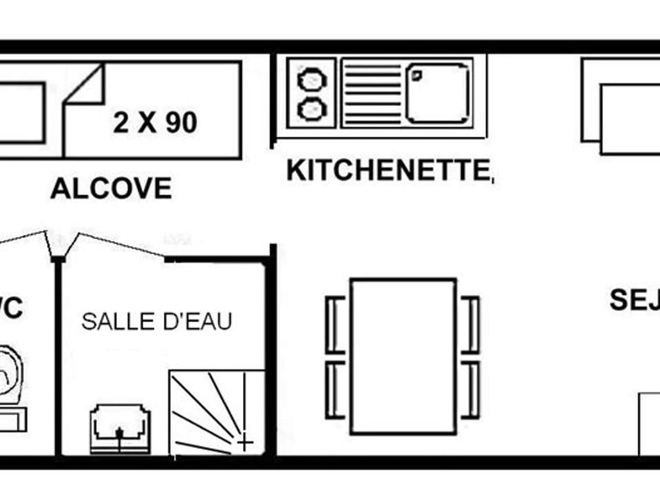 Studio cabine 4 pers, balcon, centre Les Saisies - FR-1-594-162 Cabin in Haute-Savoie