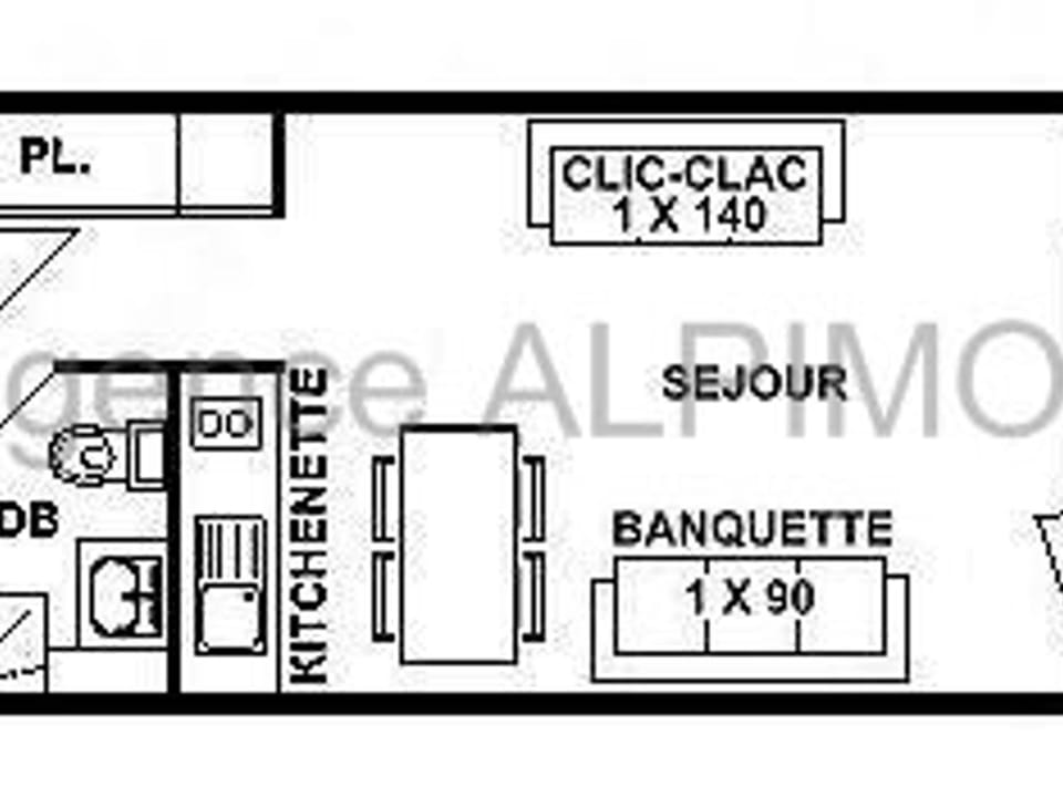 Studio confortable Les Saisies pour 3 personnes - FR-1-594-171 Apartment in Villard-sur-Doron