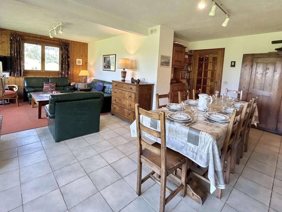 Appartement 4 pièces + cabine - 8 couchages avec jardin et terrasse - Megève - FR-1-597-22 Cabin in Megève