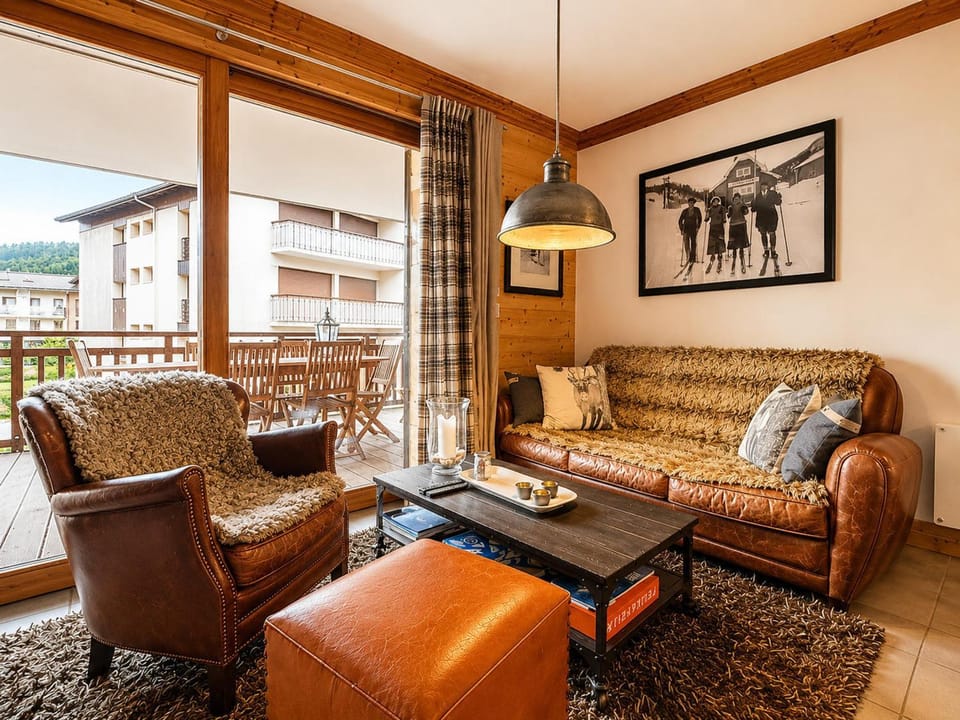 Appartement montagnard 4* cosy, 2 ch, 6 pers - FR-1-598-6 Apartment in Les Gets
