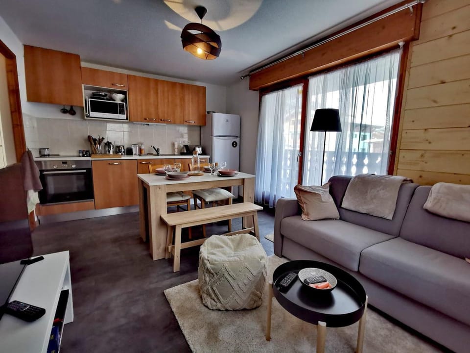 Appartement rénové pour 4 pers, proche centre, parking - FR-1-598-38 Apartment in Les Gets