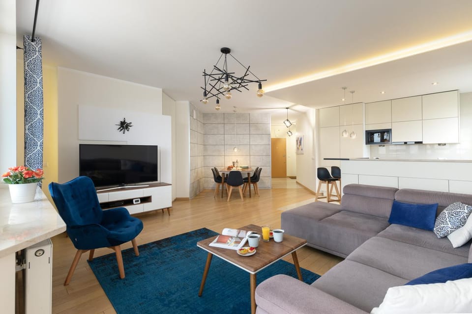 Kitchen or kitchenette, Living room, Dining area