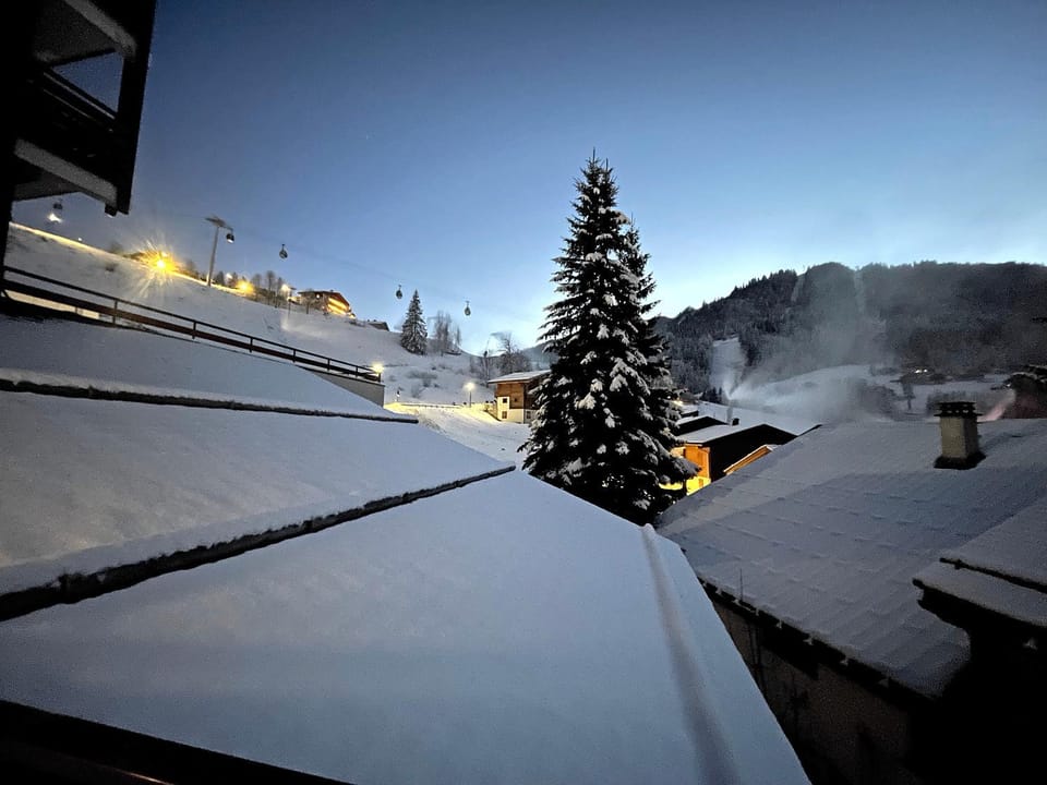 Natural landscape, Winter, Mountain view