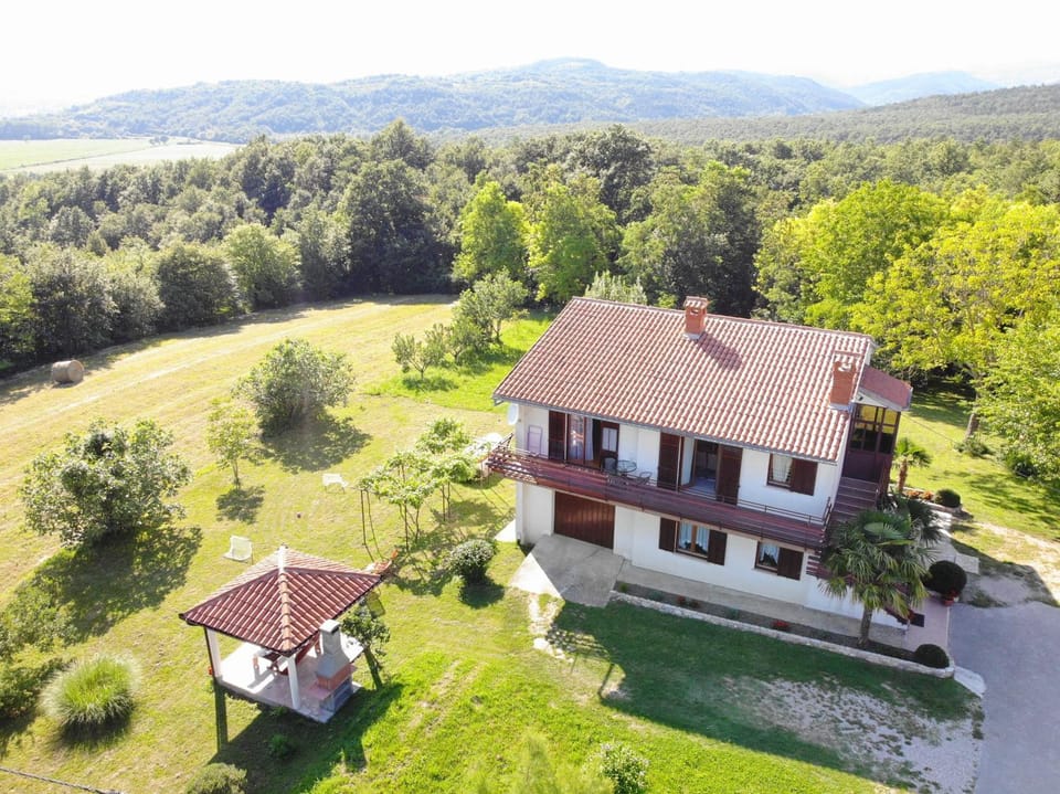 Property building, Bird's eye view, Garden