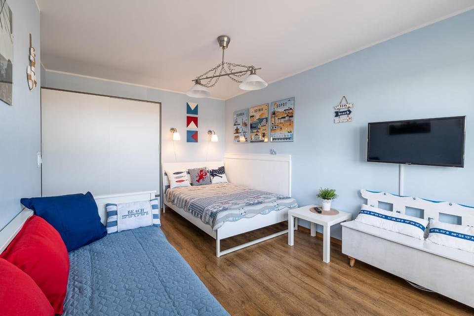 Apartament Marynarski z widokiem na morze Apartment in Pomeranian Voivodeship