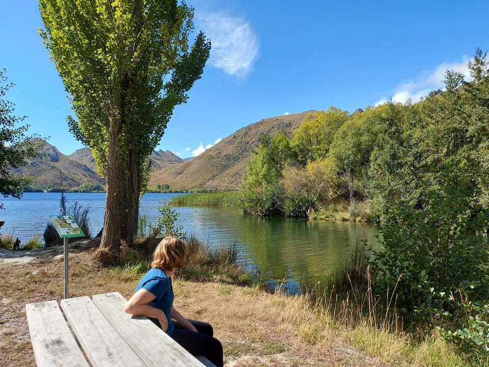 Natural landscape, Hiking, Lake view