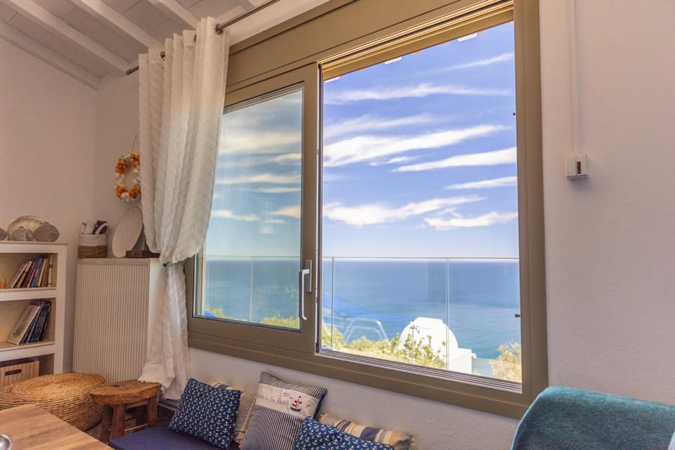 Living room, Seating area, Sea view