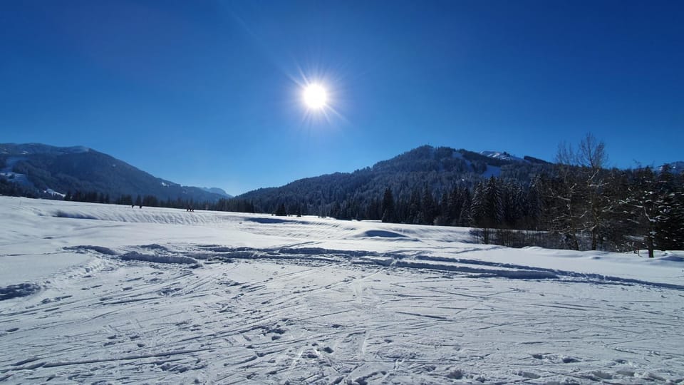 Natural landscape, Winter, Skiing, Hiking, Mountain view