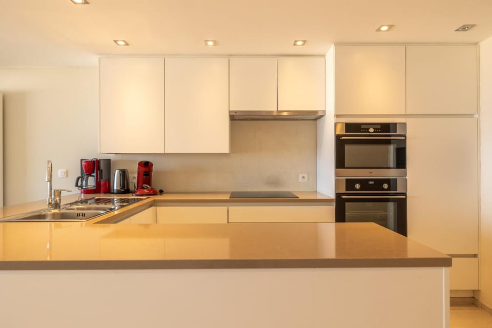 Coffee/tea facilities, Kitchen or kitchenette, dishwasher, oven, stove