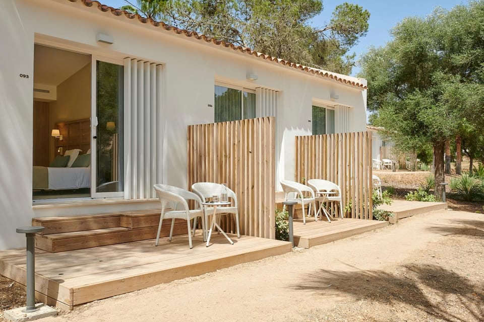 Property building, Garden view