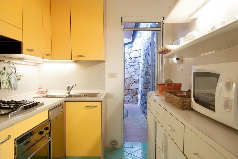 Kitchen or kitchenette, minibar, stove
