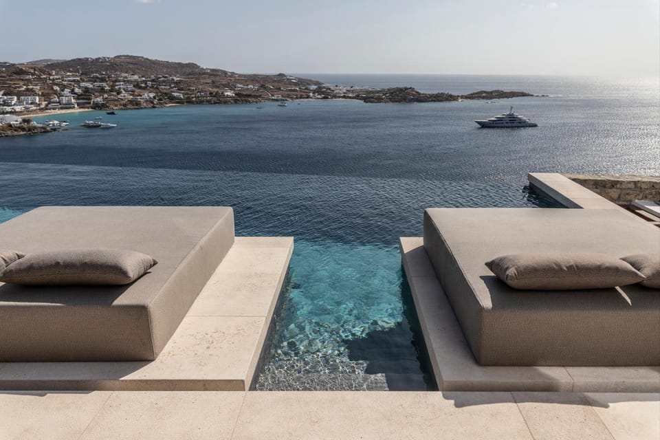 Natural landscape, View (from property/room), Balcony/Terrace, Pool view, Sea view, Swimming pool, Swimming pool, sunbed